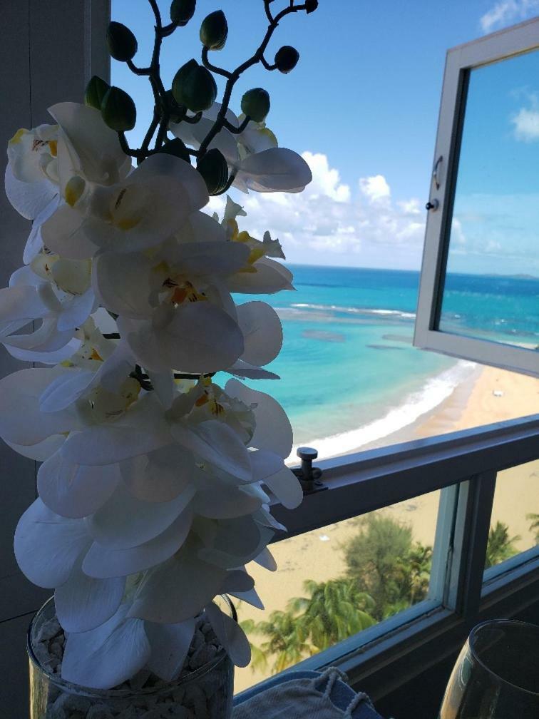Breezy Beachfront Property With View Of Paradise Luquillo Eksteriør billede